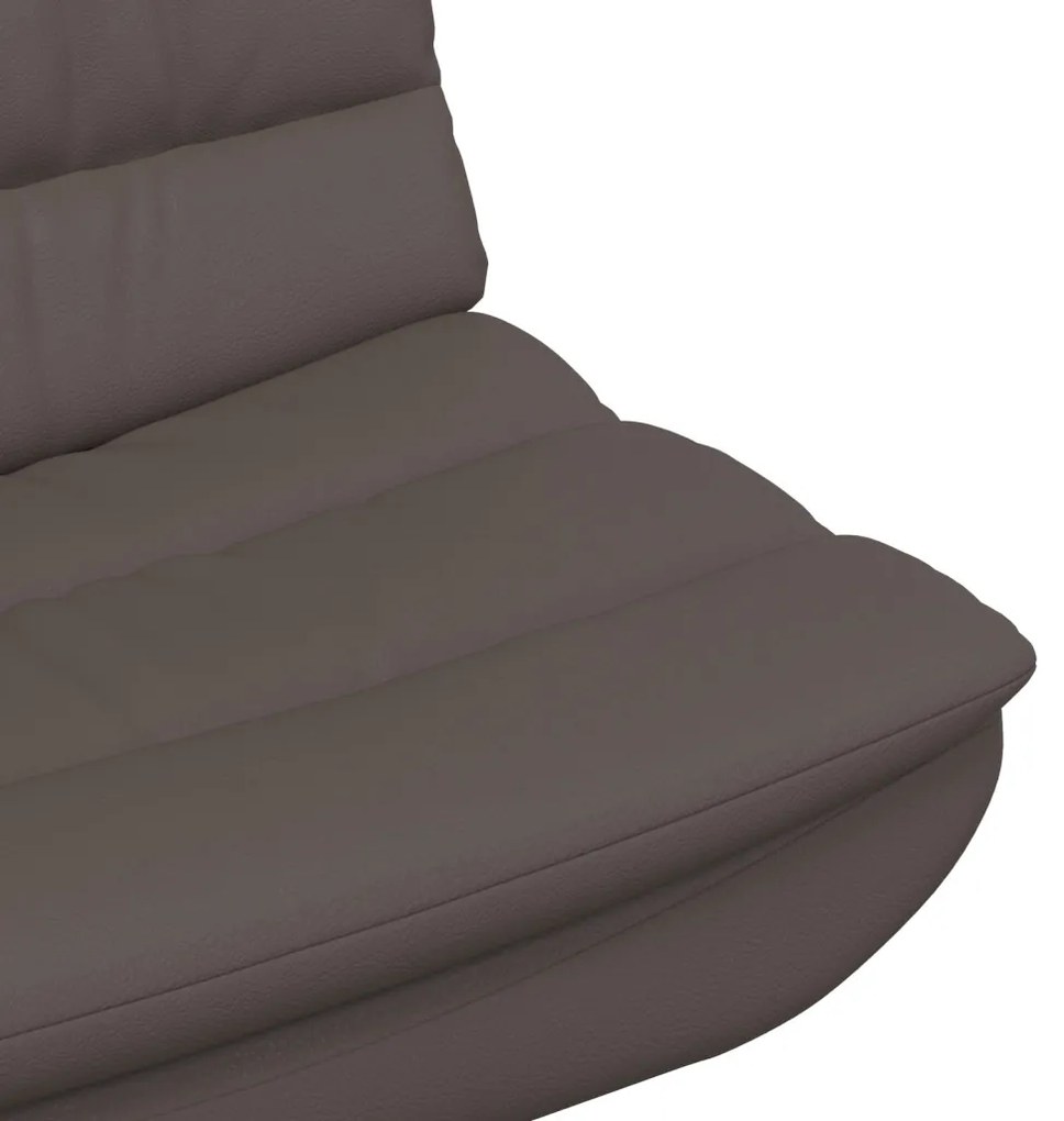 Forgószék Csokoládébarna Műbőr Közepes Ergonomikus Forgószék