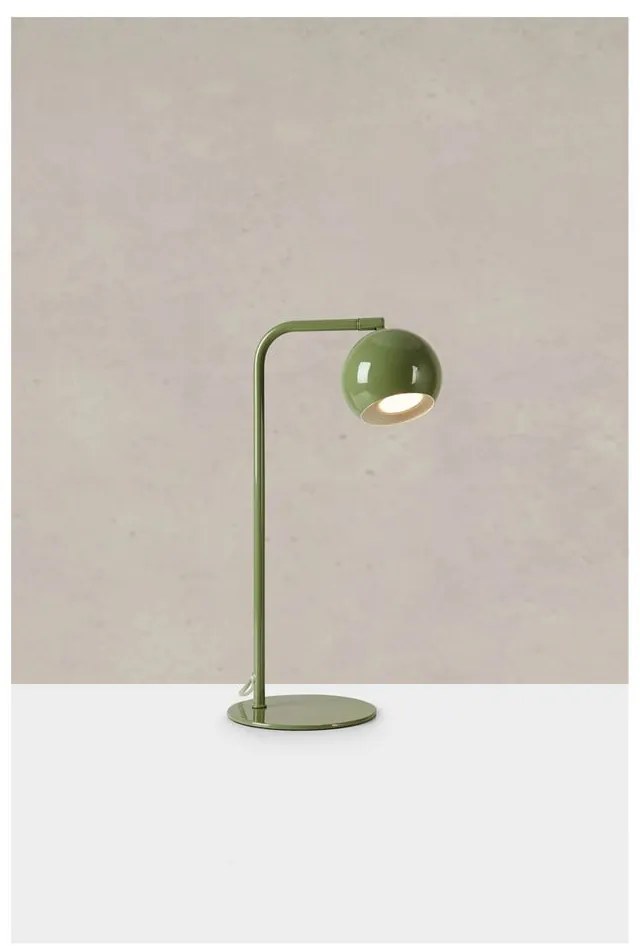 Zöld asztali lámpa fém búrával (magasság 39,5 cm) Pop – Markslöjd