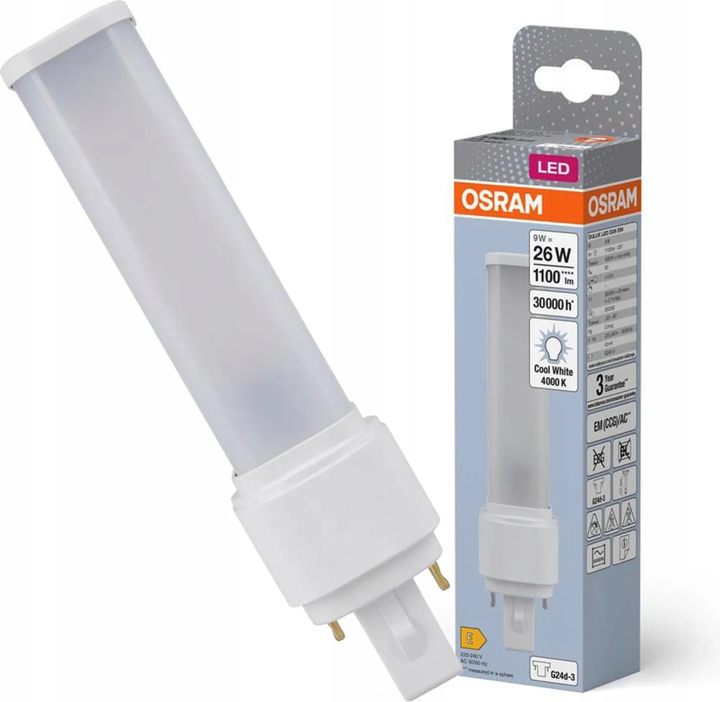 Led fénycső Dulux D G24D-3 10W 4000K Osram