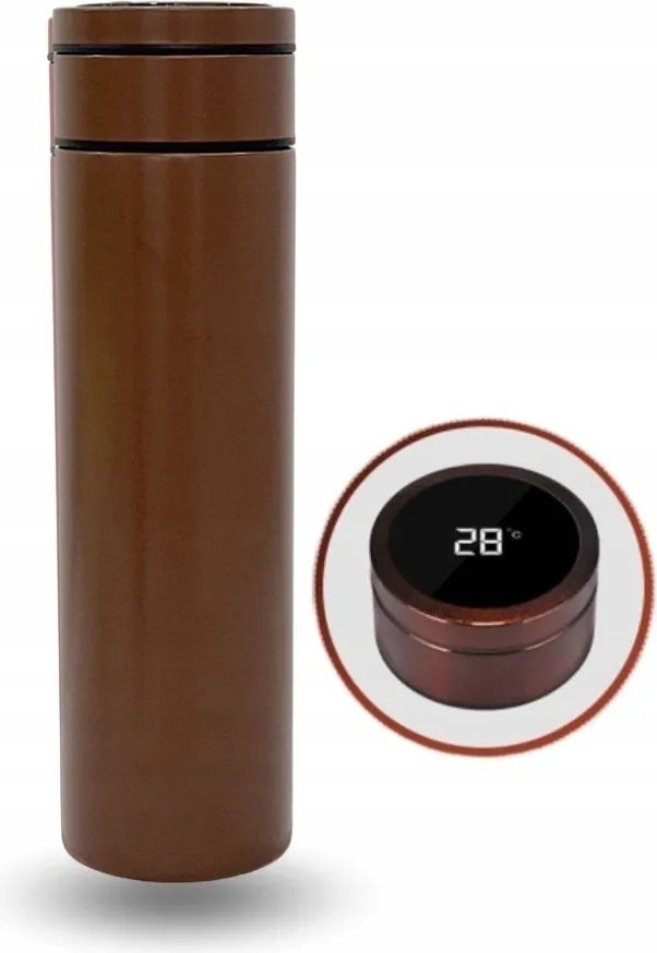 Bot Smart termosz cserélhető elemmel, barna