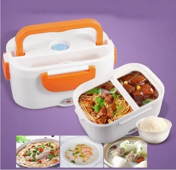 Elektromos Lunch box Termos 1,05 l Narancssárga