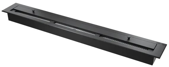 InFire - Beépített BIO kandalló 120x50 cm 3kW fekete
