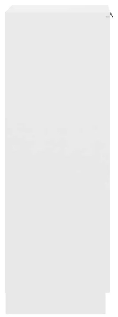 füstös tölgyszínű szerelt fa cipősszekrény 30 x 35 x 100 cm