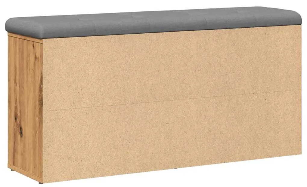 kézműves tölgy szerelt fa cipőtároló pad 102x32x50 cm