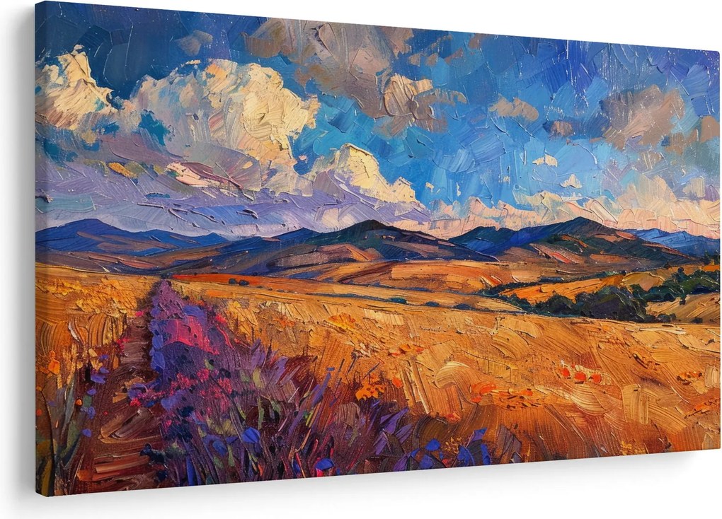 Kép - Olajfestmény tájkép (90x60 cm)