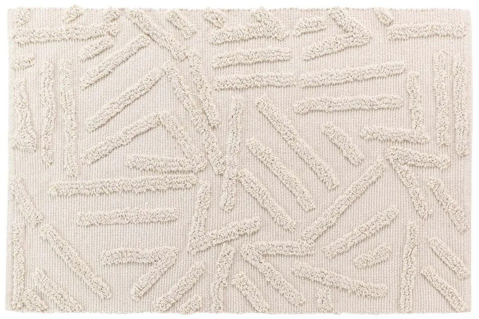 Krémszínű mosható szőnyeg 60x90 cm Athena – douceur d'intérieur