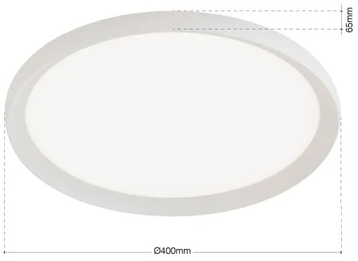 Orion - LED mennyezeti lámpatest KANT LED/30W/230V 2700/3200/4000K Ø 40 cm fehér