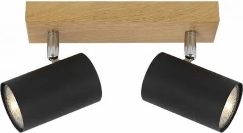 Mennyezeti spotlámpa téglalap alakú Reality bézs, barna, fekete 838502-11