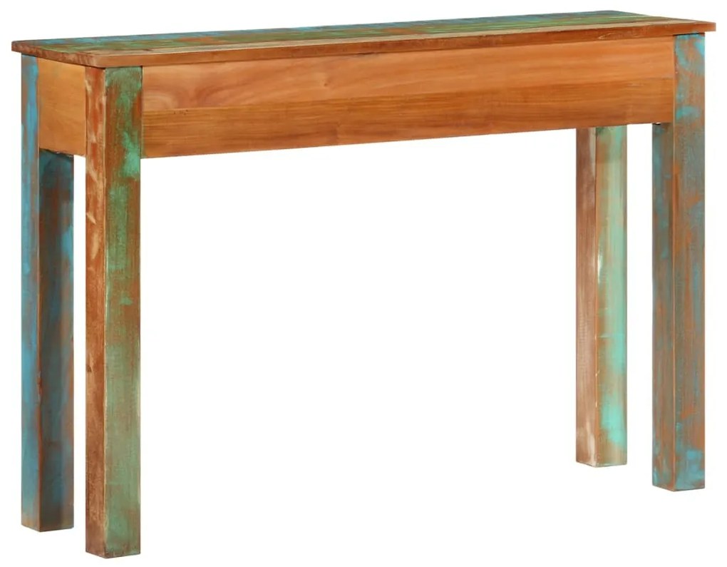 tömör újrahasznosított fa tálalóasztal 110 x 30 x 75 cm