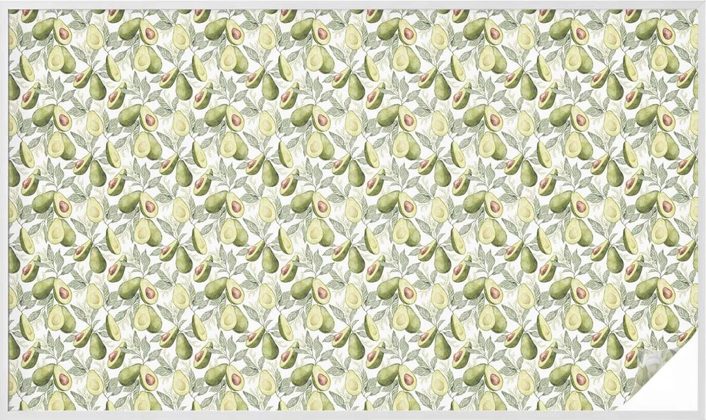 Öntapadós szélvédő furnér adatvédelem avokádó levelek 200x116