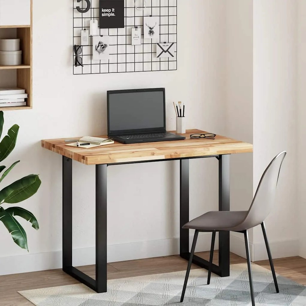 olajbevonatú tömör akácfa íróasztallap 100 x 70 x 4 cm