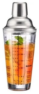 Westmark SAM 3db-os koktél shaker, üveg/acél ,400 ml