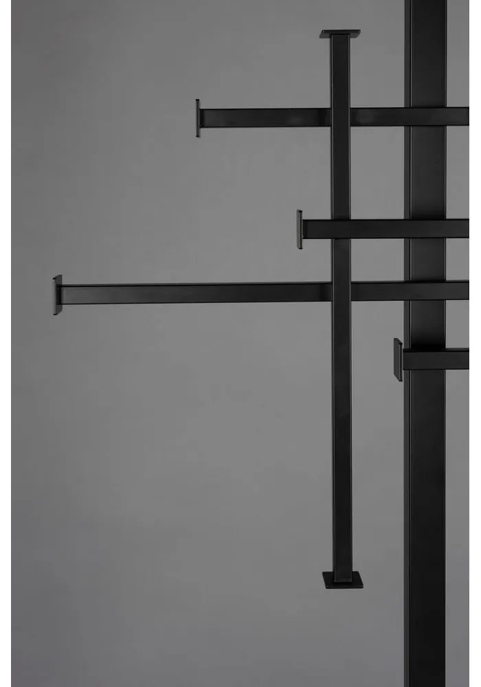 Fekete acél fogas 71x185 cm Rumex – Dutchbone