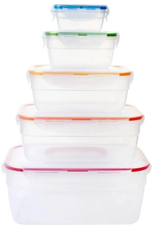 5 db LOCK ételtároló készlet