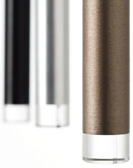 Brilliant - LED kábeles dimmelhető függeszték CEMBALO LED/32W/230V króm/fekete/barna