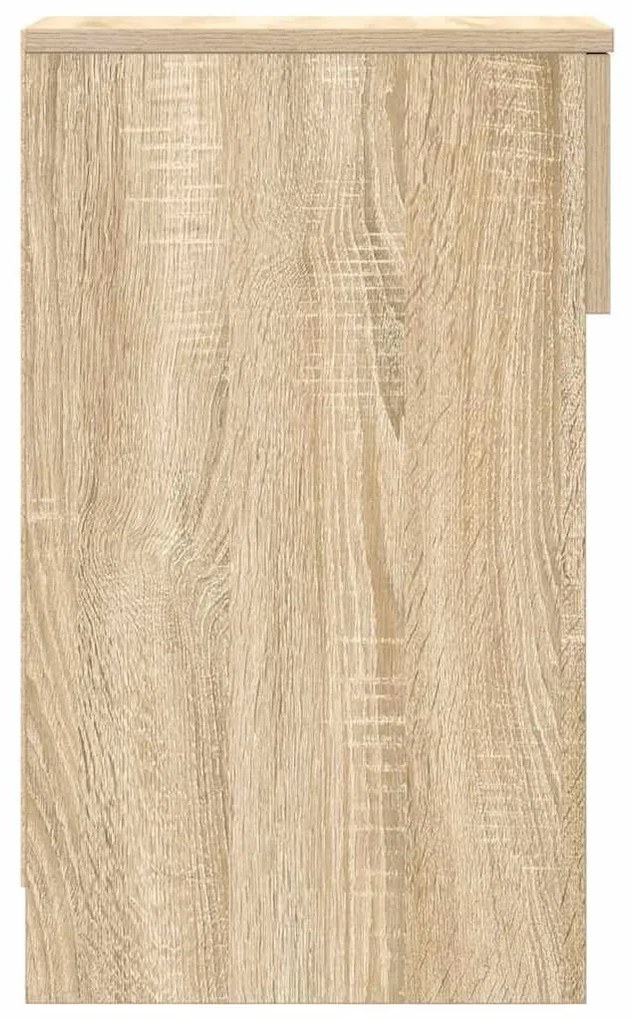 éjjeliszekrények fiókkal 2 db sonoma tölgy 20 x 36 x 60 cm