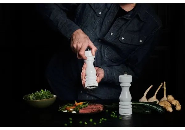 Cole&Mason LONDON só- és borsőrlő szett, 2 db, 18 cm, bükk/fehér