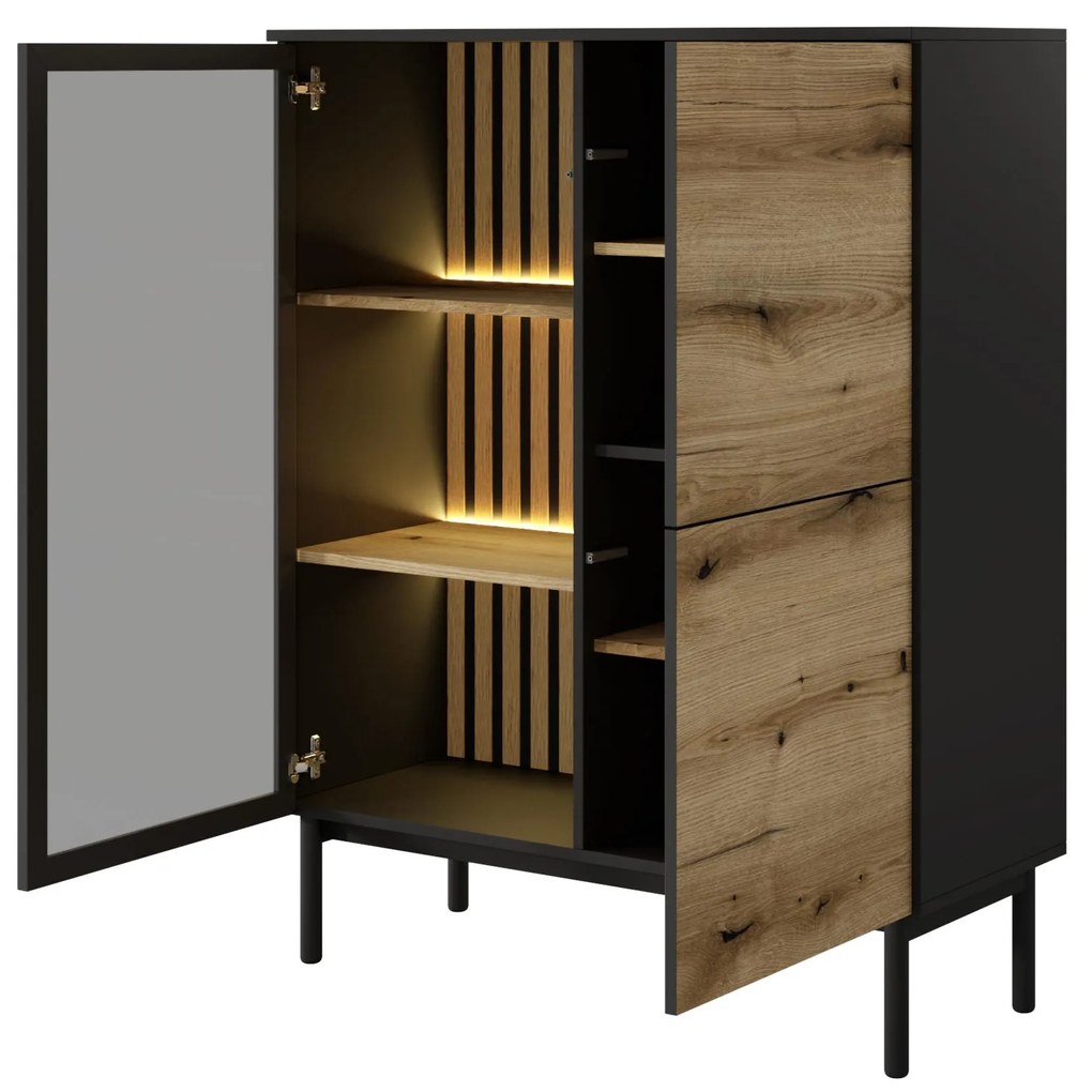 Vitrin Lenge II (fekete + coast evoke tölgy). 1097465