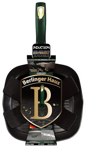 BerlingerHaus Grill serpenyő levehető nyéllel (28 cm) Emerald Collection BH/6089