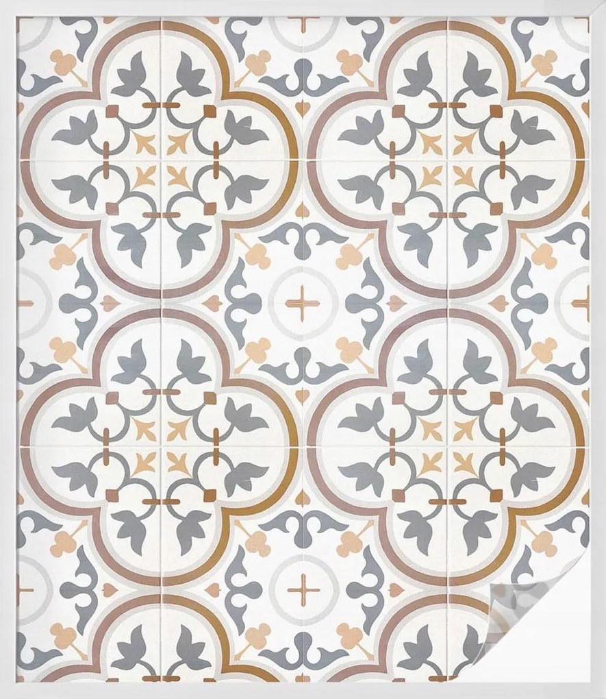 Öntapadós adatvédelmi fólia szélvédőre Cserép díszek 100x116