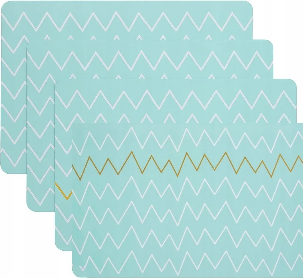 4 Db-os Asztali Tányéralátét Szett Modern Vízálló