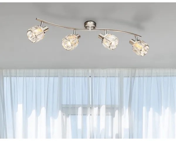 Globo 54356-4 - Spotlámpa KRIS 4xE14/40W/230V