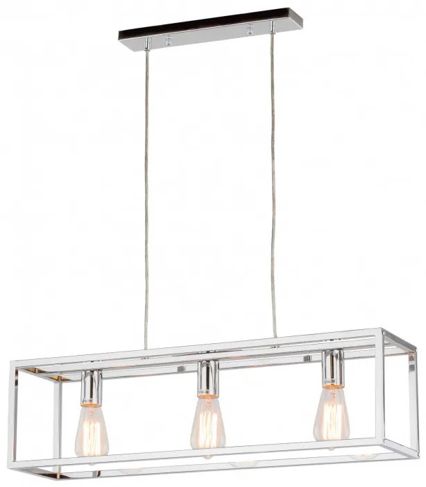 Italux SIGALO MD-BR4367-D3 CH Függőlámpa 3x60W/E27