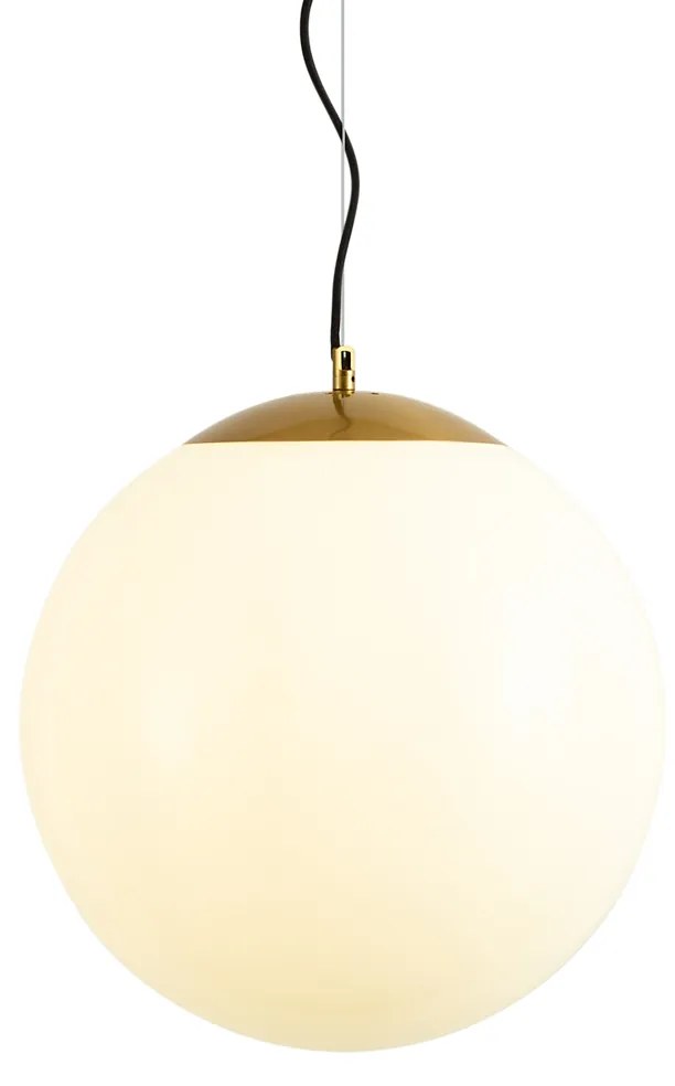 Skandináv függőlámpa opál üvegből 40 cm - Ball 40
