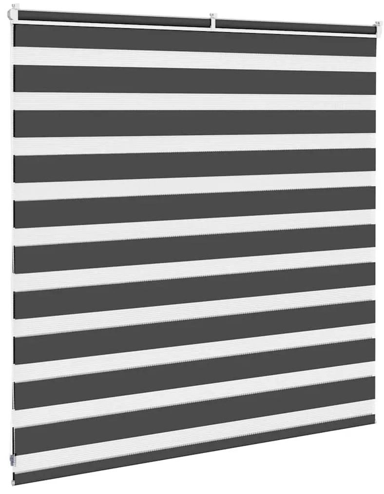 zebrafüggönnyel fekete szövetszélesség 140,9 cm poliészter