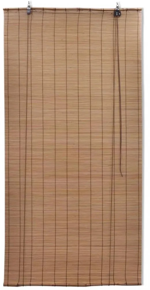 2 db barna bambusz redőny 100 x 160 cm