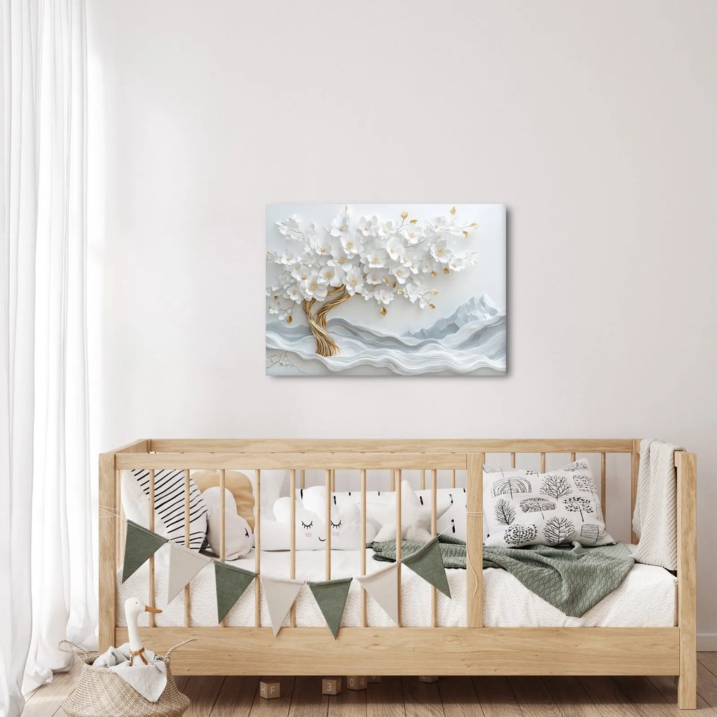 Kép – 3D elegáns életfa (70x50 cm)
