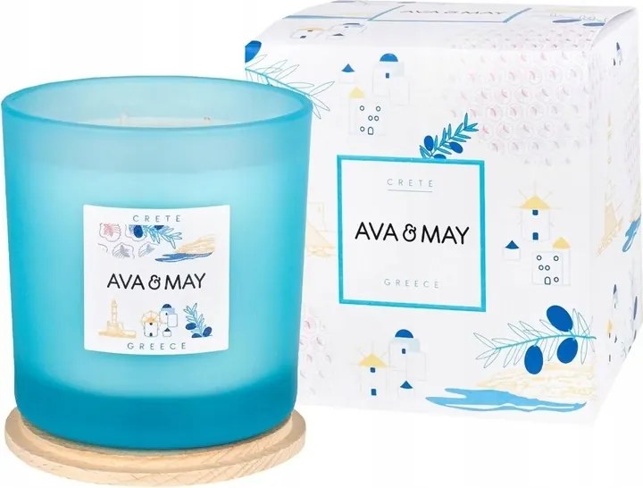 Illatgyertya 500g Ava &amp; May Crete