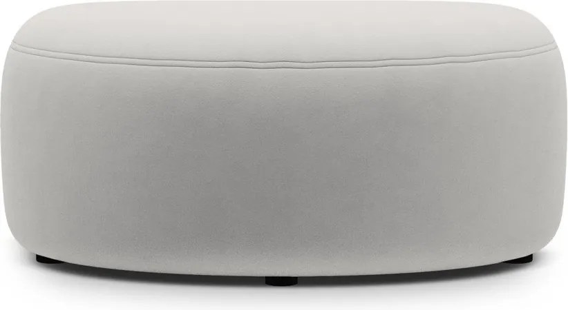 Világosszürke bársony lábtartó Kate – Micadoni