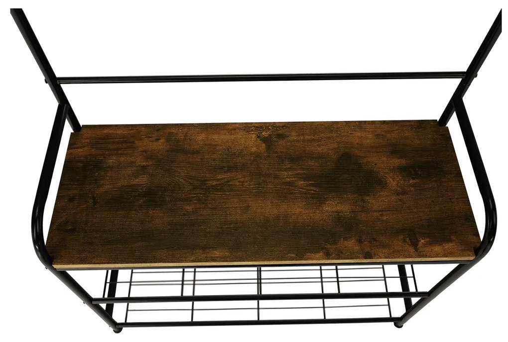 Kelam fogas cipőtartóval, 79 x 32 x 185 cm