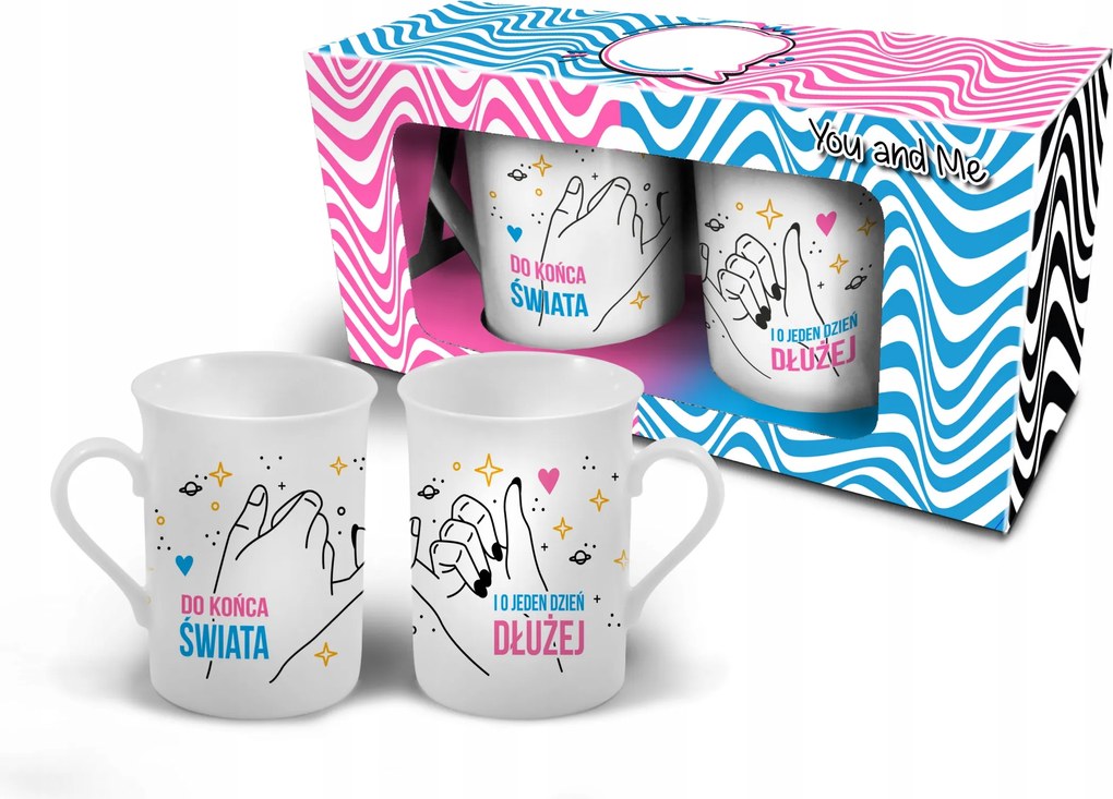 2 Db-os Bögre Szett A Világ Végéig És Egy Napig...