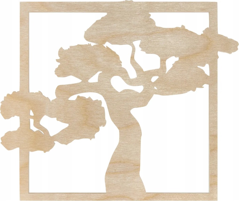 Moha Alap Falikép Fa Négyzet 34CM