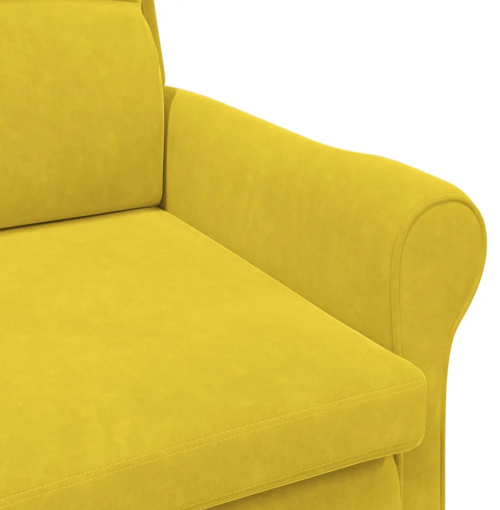 Sárga Karosszék Sárga Textil, Fa Standard Sárga Karosszék