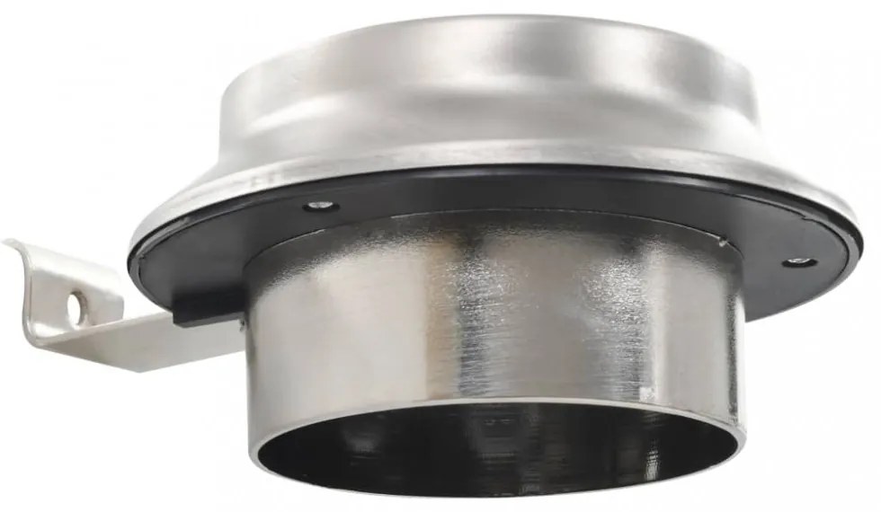 12 db fehér kerek kültéri napelemes LED lámpa 12 cm