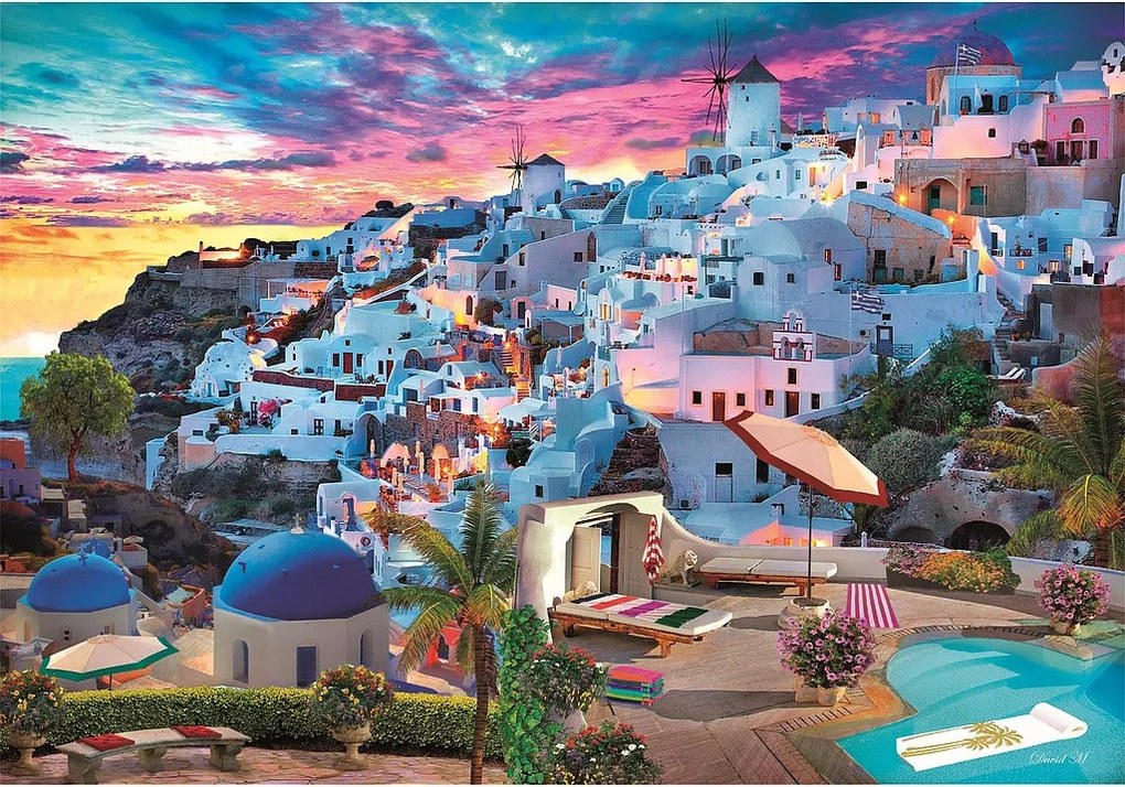 Görögország View 500 db-os puzzle Clementoni