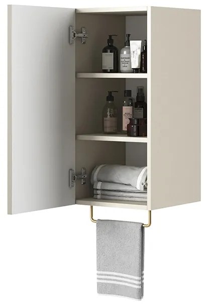 Nicole 70 cm fürdőszoba faliszekrény - kasmír