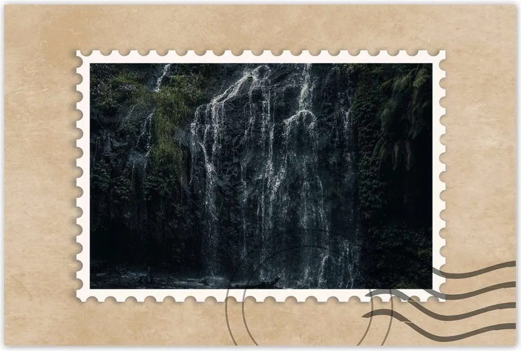 Poszterek 90x60 Vízesés indonéz folyó