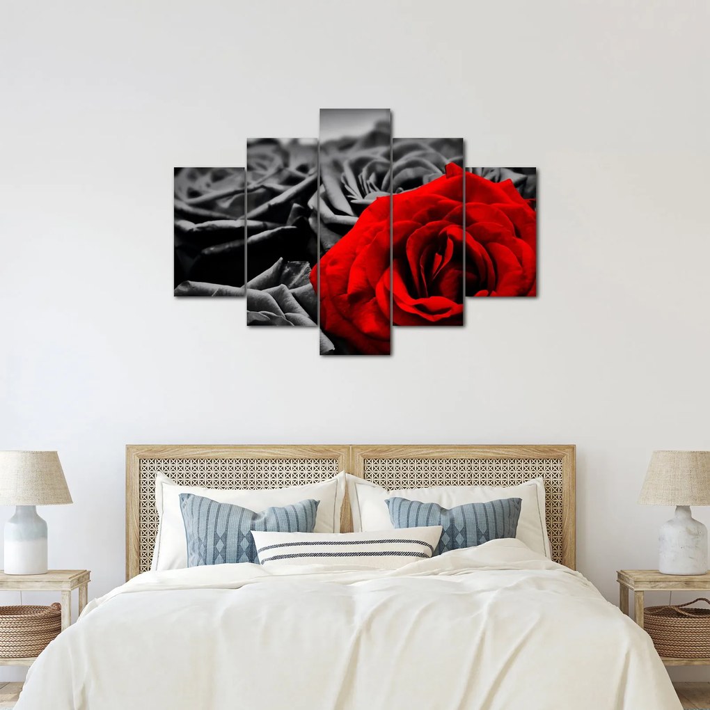 Kép - Rózsa virágok (150x105 cm)