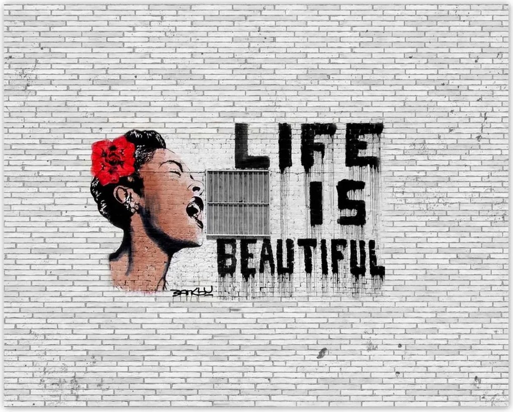 Poszterek 50x40 Banksy Life is beautiful
