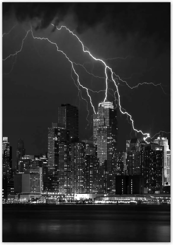 Poszterek 70x100 Villámok New Yorkban