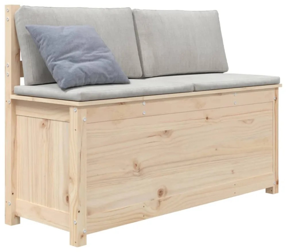tömör fenyőfa pad 110 x 41 x 76,5 cm
