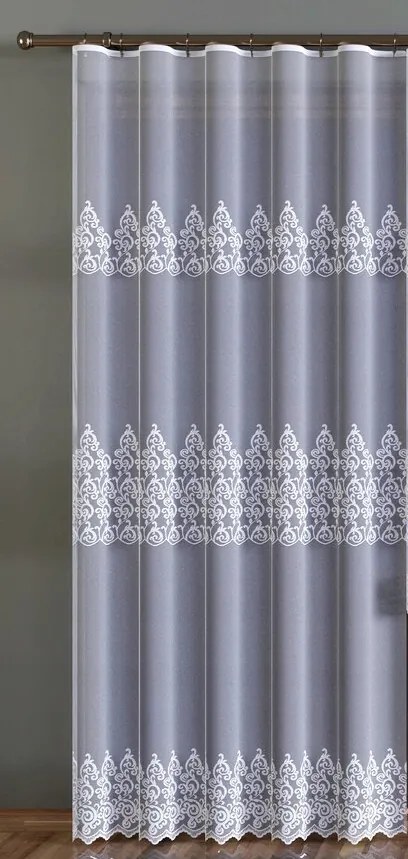 Mg Függöny 619/109 Fehér 300x250cm Kész M szalaggal