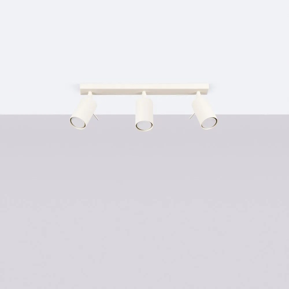 Krémszínű spotlámpa 6x45 cm Etna – Sollux