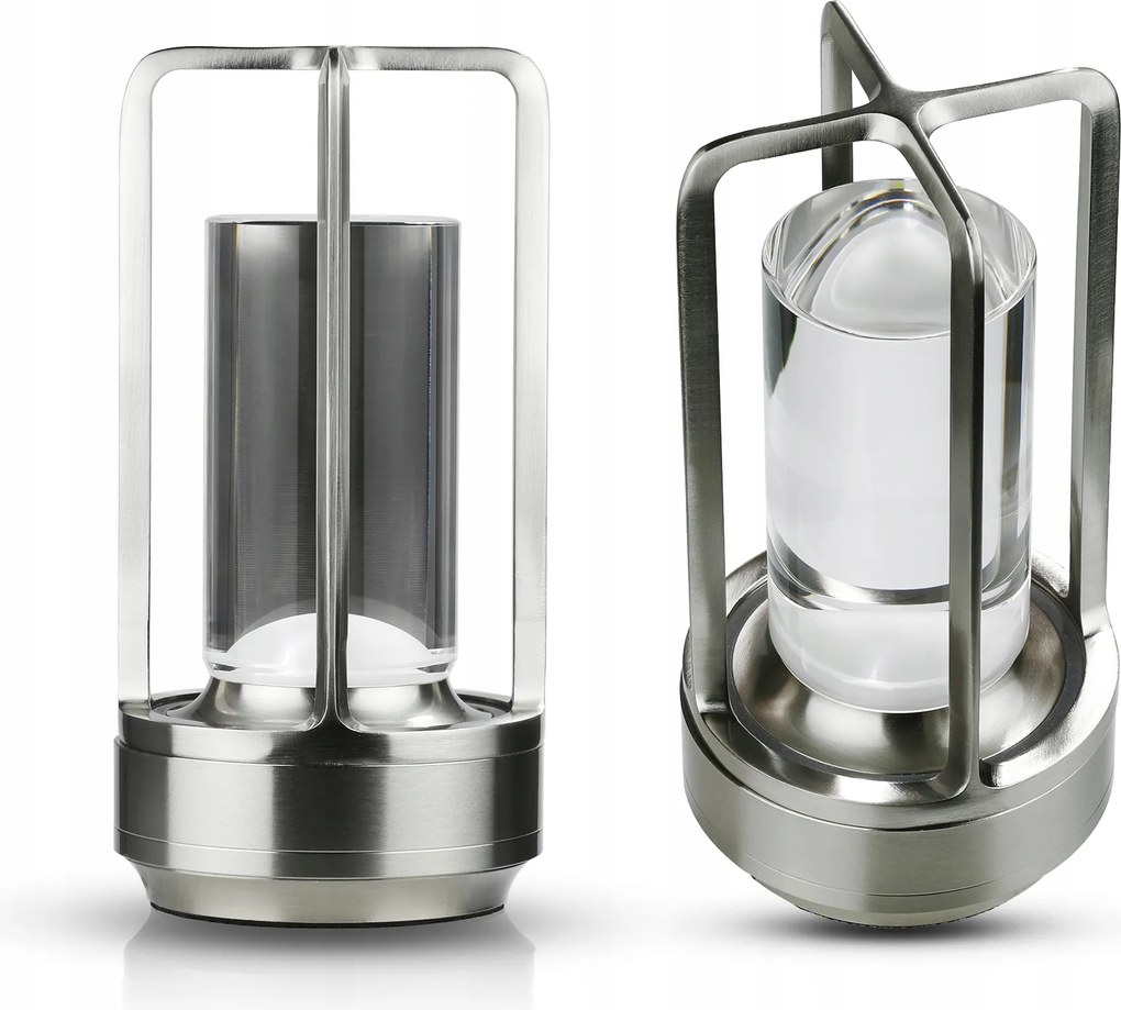 Kristály Asztali Led Érintőképernyős Kemping Lámpa