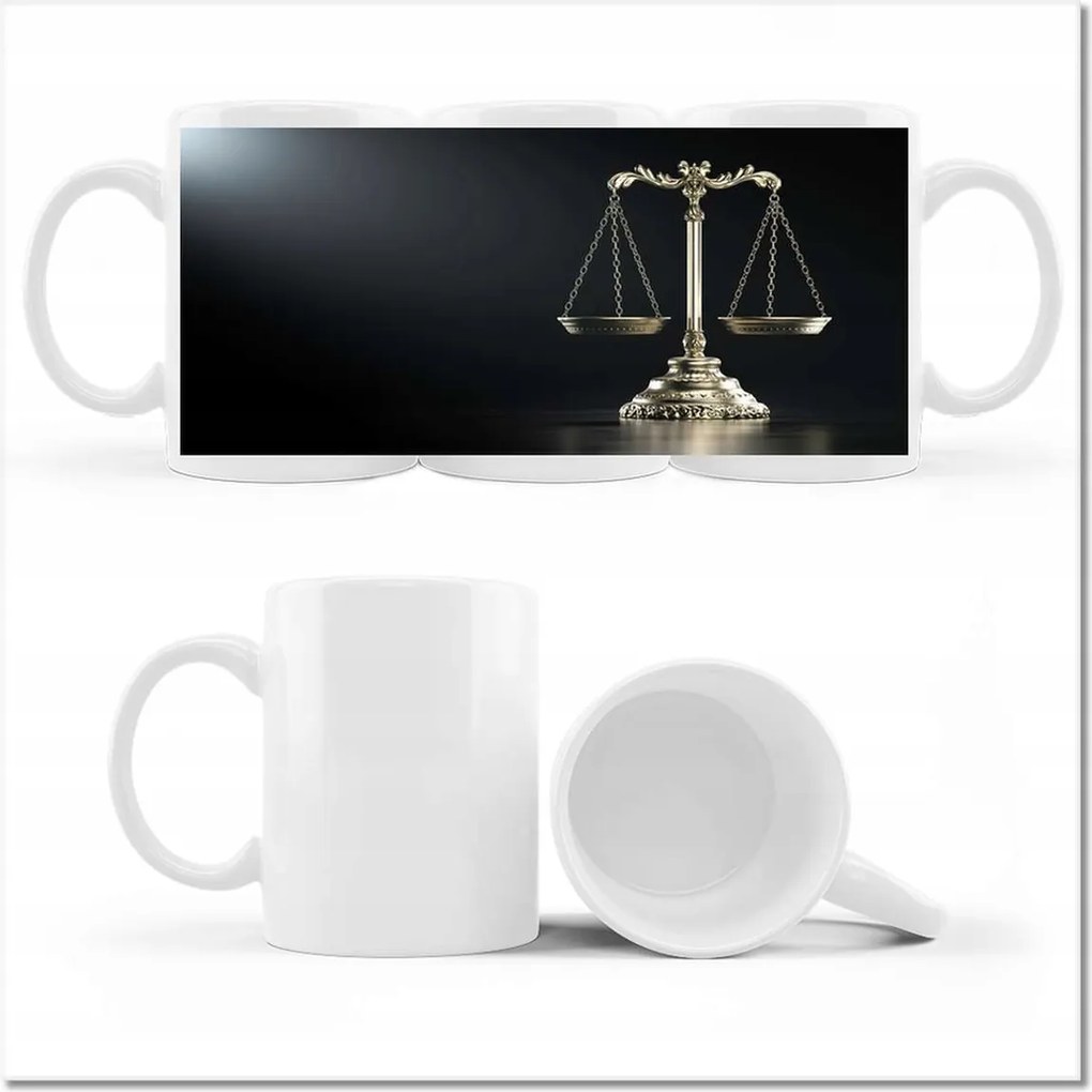 Nyomtatott bögre Jogi rendszer skála