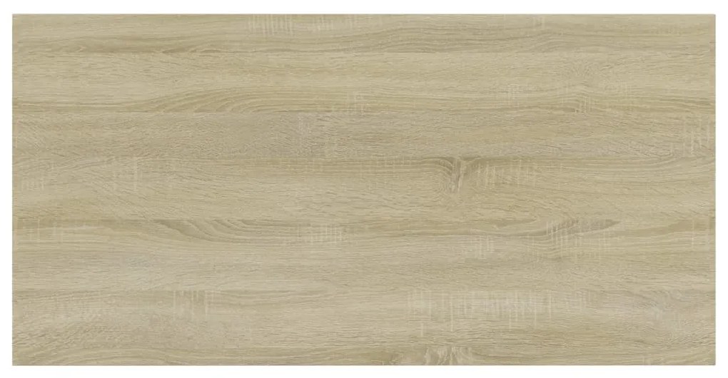 4 db sonoma-tölgy színű forgácslap könyvespolc lap 80x40x1,5 cm